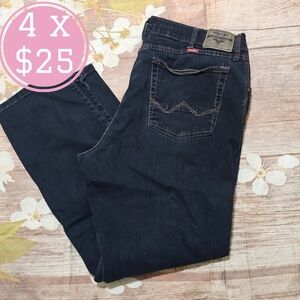 Wrangler Men's Dark Blue Relaxed Jeans